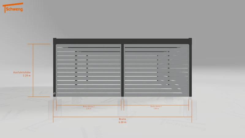 #AT Schweng Flachdachcarport C600+ (ID w3x5wz) #MTG