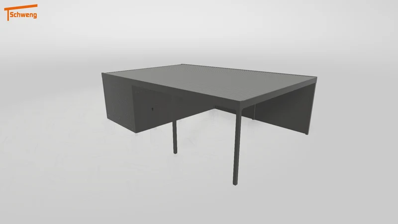 #DE Schweng Flachdachcarport C600 (ID ygjq7z) #MTG