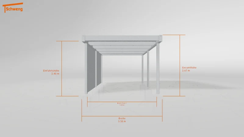 #DE Schweng Flachdachcarport C600 (ID 42wrv2) #MTG