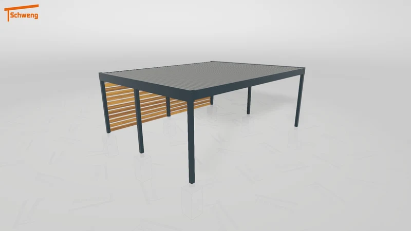 #DE Schweng Flachdachcarport C600+ (ID g75yg4) #MTG