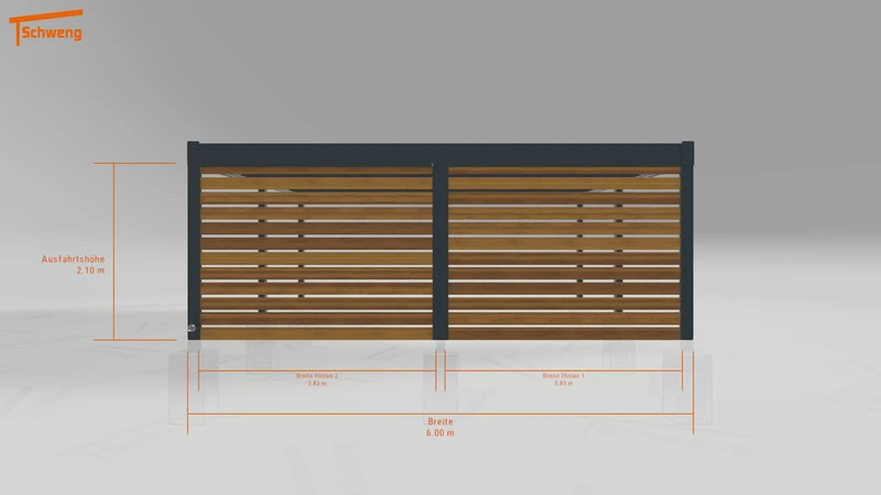 #DE Schweng Flachdachcarport C600+ (ID g75yg4) #MTG