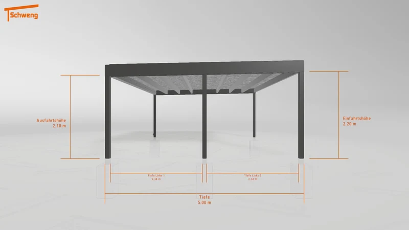 #DE Schweng Flachdachcarport C600+ (ID v47qrx)