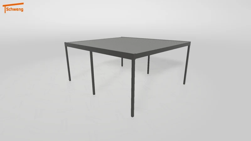 #DE Schweng Flachdachcarport C600 (ID zbxnr7)