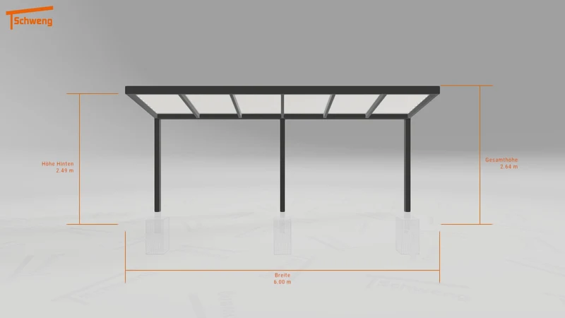 #DE Schweng Terrassenüberdachung S400 (ID w3yw4g)
