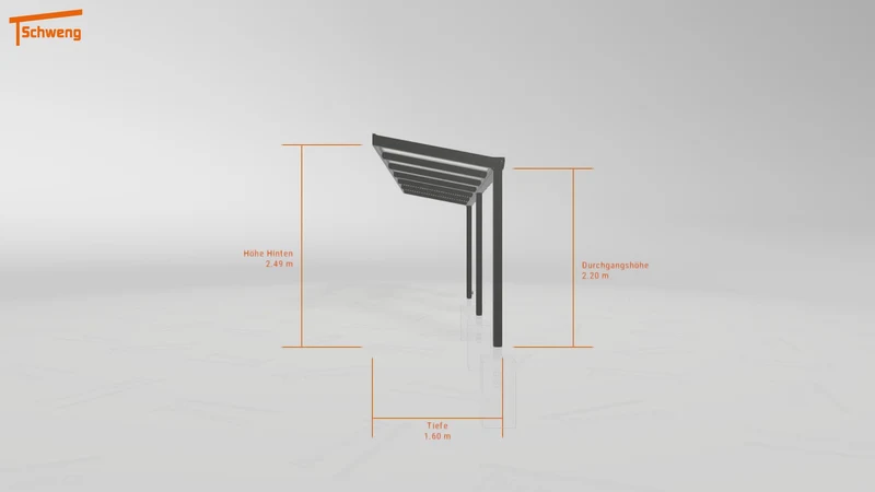 #DE Schweng Terrassenüberdachung S400 (ID w3yw4g)