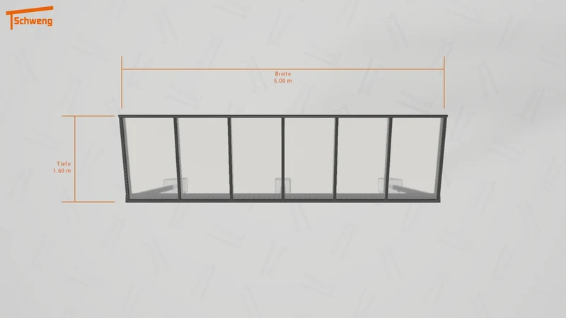 #DE Schweng Terrassenüberdachung S400 (ID w3yw4g)