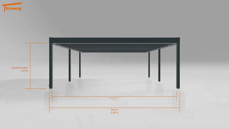 #AT Schweng Flachdachcarport C600+ (ID w3yw9r) #MTG