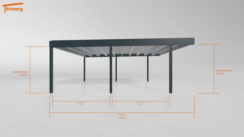 #AT Schweng Flachdachcarport C600+ (ID w3yw9r) #MTG