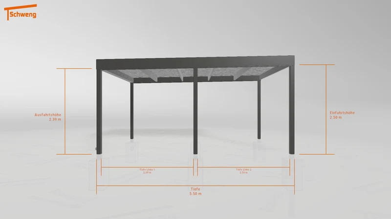 #DE Schweng Flachdachcarport C600 (ID mjrz8r) #MTG