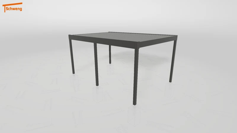 #DE Schweng Flachdachcarport C600 (ID x75mr9)
