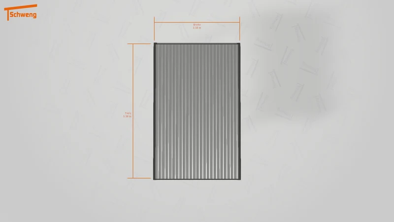 #DE Schweng Flachdachcarport C600 (ID x75mr9)