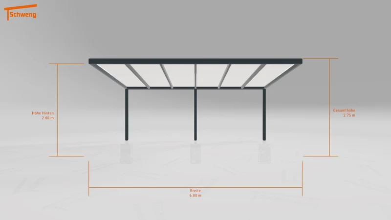 #DE Schweng Pultdachcarport S350 (ID mj2j23) #MTG