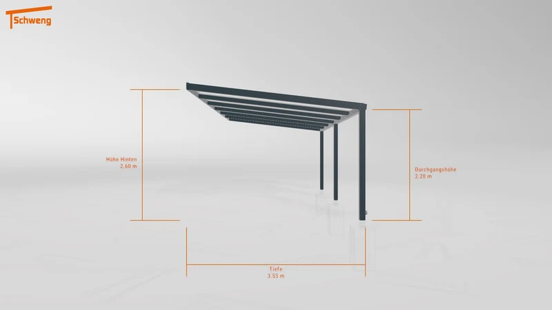 #DE Schweng Pultdachcarport S350 (ID mj2j23) #MTG