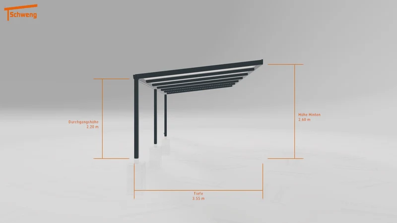 #DE Schweng Pultdachcarport S350 (ID mj2j23) #MTG