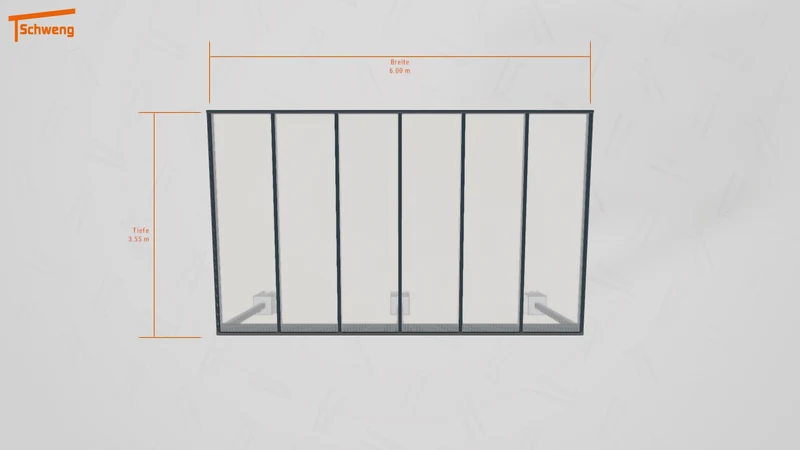 #DE Schweng Pultdachcarport S350 (ID mj2j23) #MTG