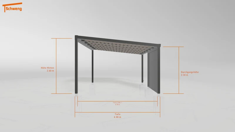 #DE Schweng Terrassenüberdachung S400 (ID v47497)