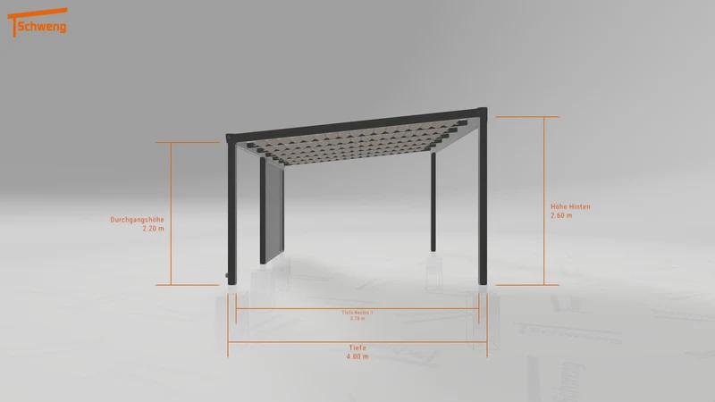#DE Schweng Terrassenüberdachung S400 (ID v47497)