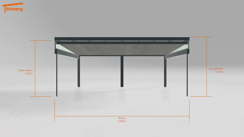#DE Schweng Terrassenüberdachung S350 (ID bkpvbm)