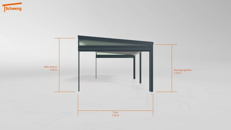 #DE Schweng Terrassenüberdachung S350 (ID bkpvbm)