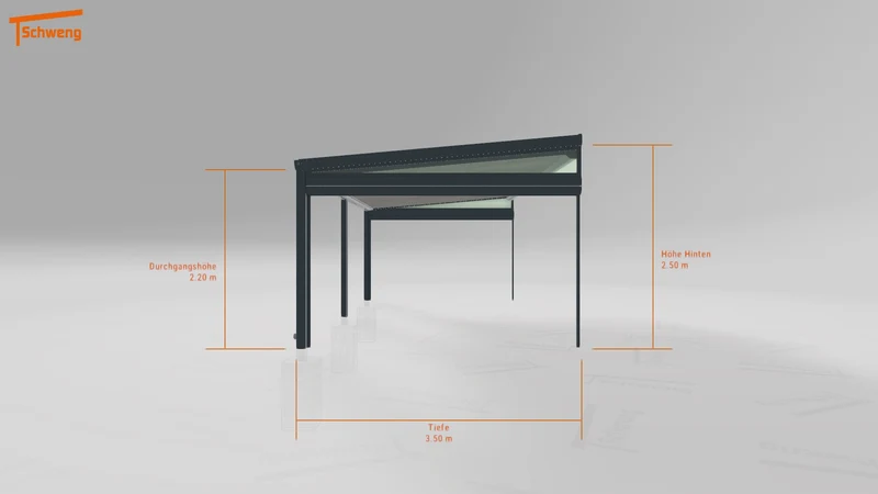 #DE Schweng Terrassenüberdachung S350 (ID bkpvbm)