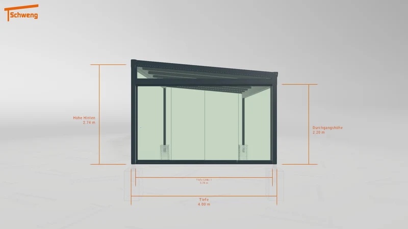 #DE Schweng Terrassenüberdachung S400 (ID 85p3vr)