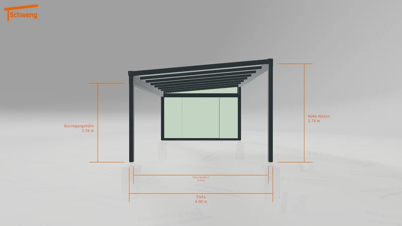 #DE Schweng Terrassenüberdachung S400 (ID 85p3vr)