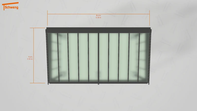 #DE Schweng Terrassenüberdachung S350 (ID 9wv734)