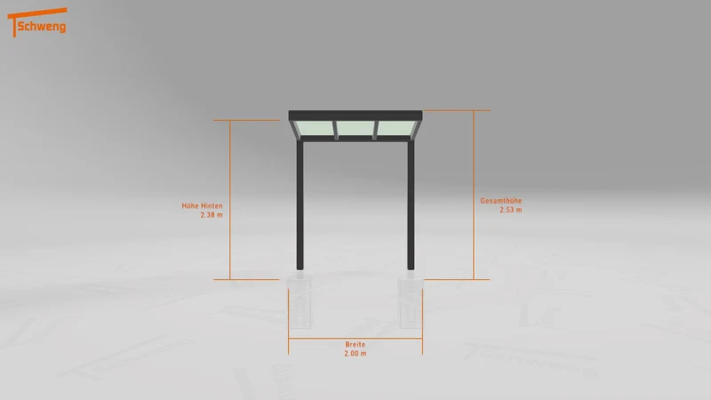 #DE Schweng Terrassenüberdachung S350 (ID 85p3w2)