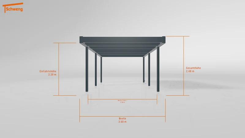 #DE Schweng Flachdachcarport C600+ (ID bkp2gm) #MTG