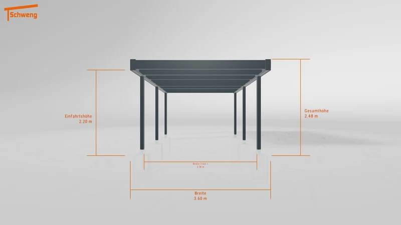 #DE Schweng Flachdachcarport C600+ (ID w3xqny) #MTG