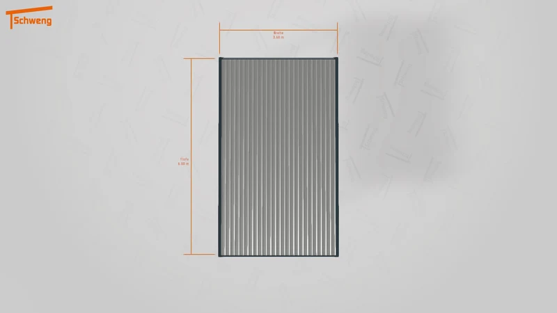 #DE Schweng Flachdachcarport C600+ (ID 85p8br) #MTG