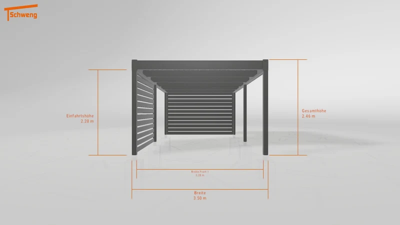 #DE Schweng Flachdachcarport C600 (ID x78wn3) #MTG
