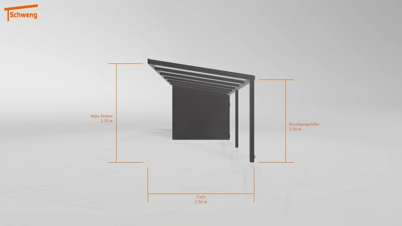 #DE Schweng Pultdachcarport S350 (ID rjn2zp) #MTG