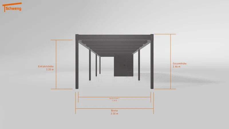 #DE Schweng Flachdachcarport C600 (ID x75mqg) #MTG