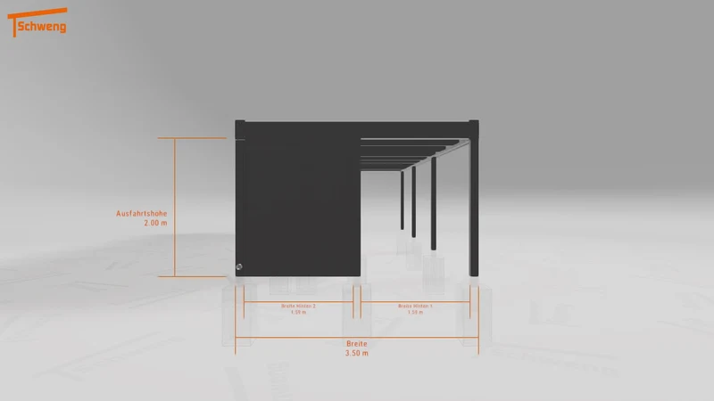 #DE Schweng Flachdachcarport C600 (ID x75mqg) #MTG