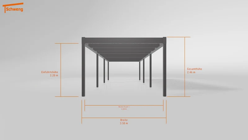 #DE Schweng Flachdachcarport C600 (ID 2qbrvg) #MTG