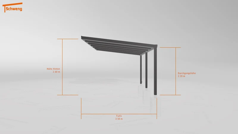 #DE Schweng Terrassenüberdachung S400 (ID 33pq9w)