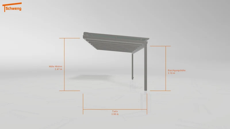 #DE Schweng Terrassenüberdachung S350 (ID 2qbr7d)