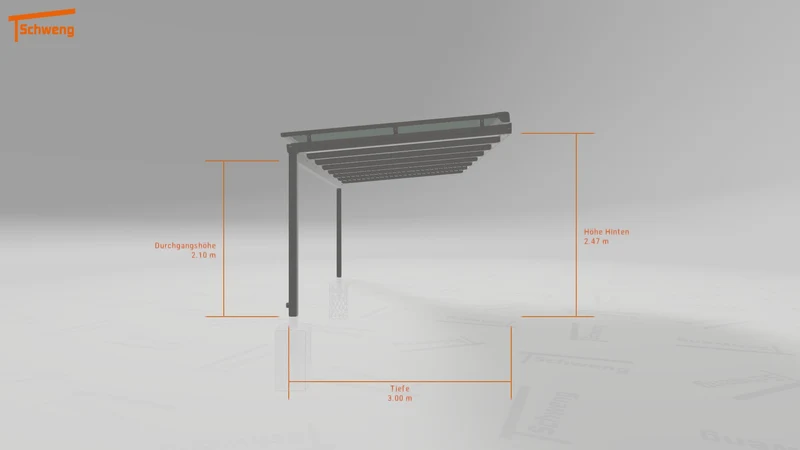 #DE Schweng Terrassenüberdachung S350 (ID 2qbr7d)