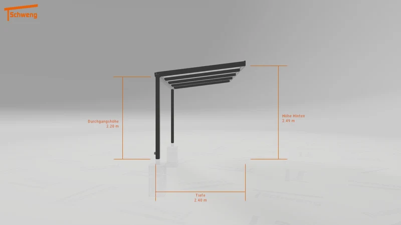 #DE Schweng Terrassenüberdachung S350 (ID zbxnzg)