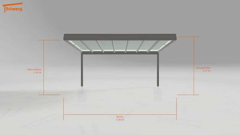#DE Schweng Terrassenüberdachung S350 (ID w3yw8r)