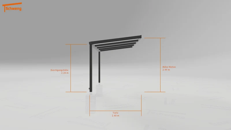 #DE Schweng Terrassenüberdachung S350 (ID jjr5bn)
