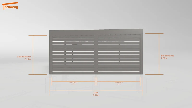 #DE Schweng Flachdachcarport C600+ (ID x75mj9)
