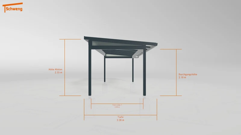 #DE Schweng Terrassenüberdachung S350 (ID 7758n2)