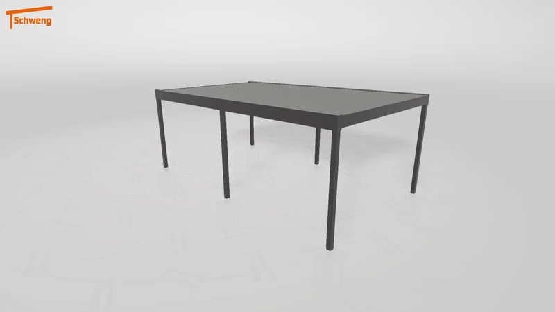 #DE Schweng Flachdachcarport C600 (ID w3x3y7)