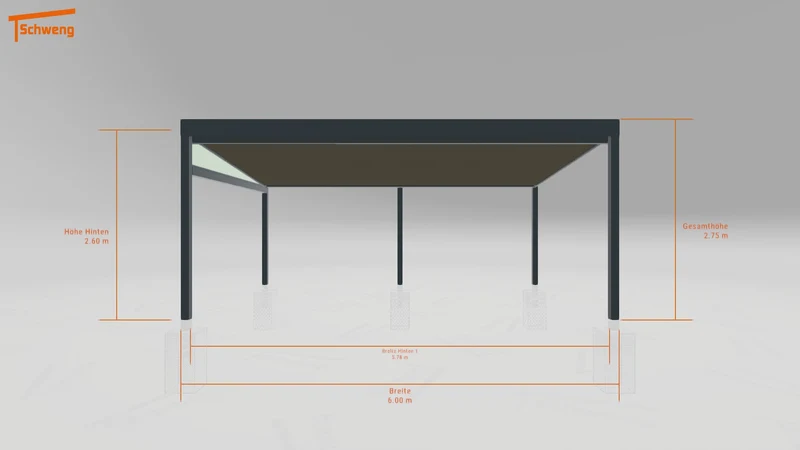 #AT Schweng Terrassenüberdachung S400 (ID jj8j9b)