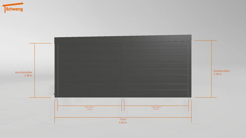 #DE Schweng Flachdachcarport C600 (ID v47yvx) #MTG