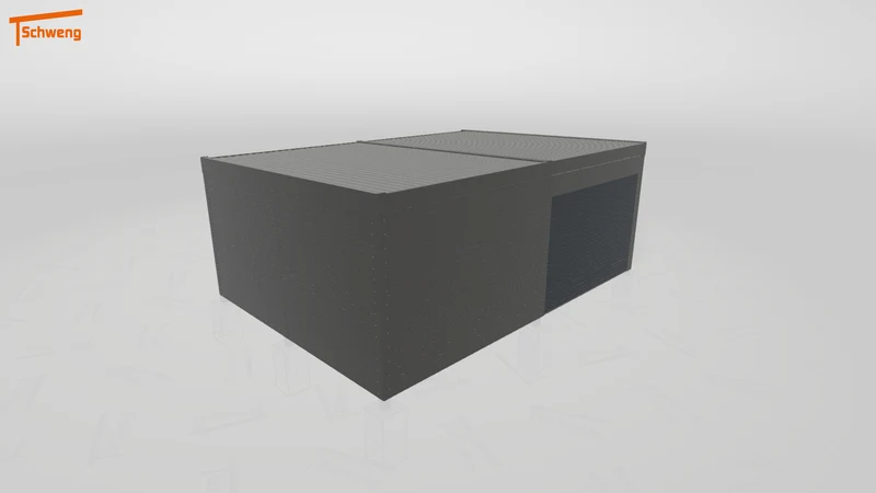 #DE Schweng Flachdachcarport C600 (ID mj2d49) #MTG