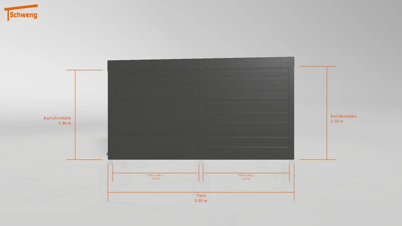 #DE Schweng Flachdachcarport C600 (ID mj2d49) #MTG