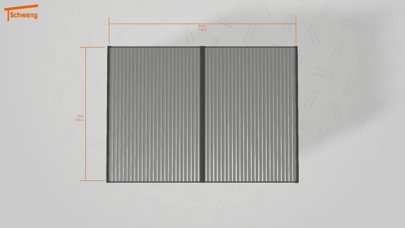 #DE Schweng Flachdachcarport C600 (ID mj2d49) #MTG